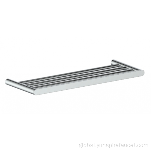 China Chrome Bathroom Towel Shelf Supplier